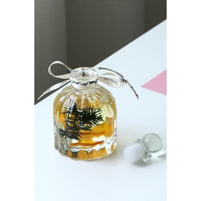 Lime Basil Citrus Oil Aromatherapy Diffuser Stick and Glass Bottle for Room Fragrance and Home Décor