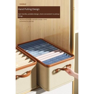 Household Foldable Clothes Storage Boxes Underwear Closet Organizer Wardrobe Drawer 40×25x20CM (25L)