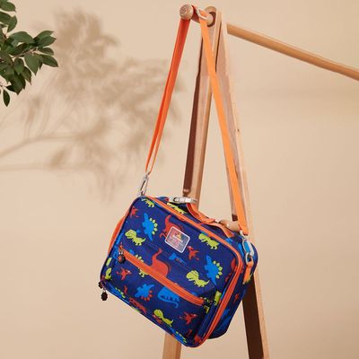 Sunveno Lunch Bag w/ shoulder Strap - Dino Blue