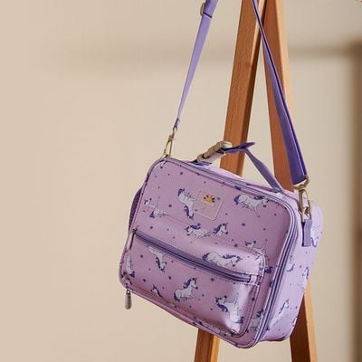 Sunveno Lunch Bag  w/ shoulder Strap - Unicorn Purple