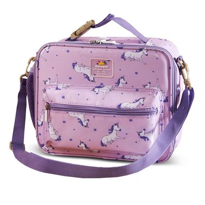 Sunveno Lunch Bag  w/ shoulder Strap - Unicorn Purple