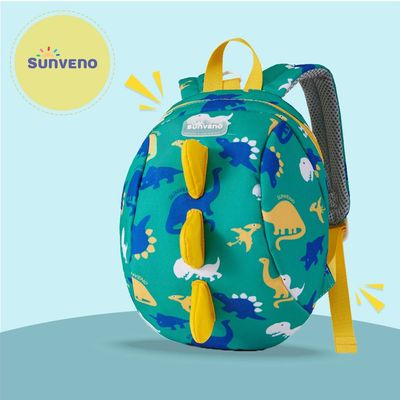 Sunveno Kids Backpack - Dinosaur Green