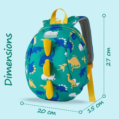 Sunveno Kids Backpack - Dinosaur Green