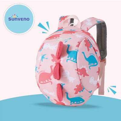 Sunveno Kids Backpack - Dinosaur Pink