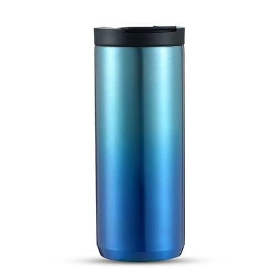 HYDROBREW Double Wall Insulated Tumbler Water Bottle - Blue, 400ml