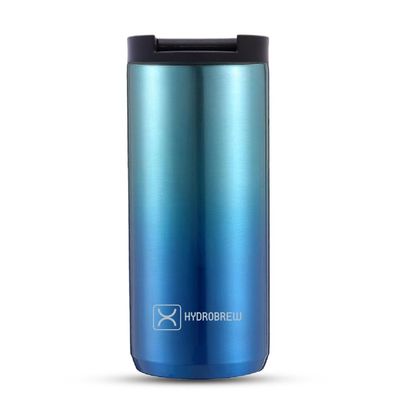 HYDROBREW Double Wall Insulated Tumbler Water Bottle - Blue, 400ml