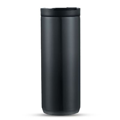 HYDROBREW Double Wall Insulated Tumbler Water Bottle - Black, 500ml