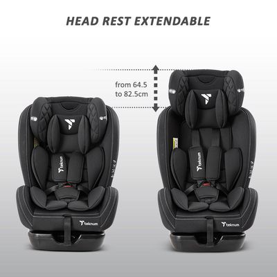 Teknum Evolve 2 Car Seat 0-12yrs - Black