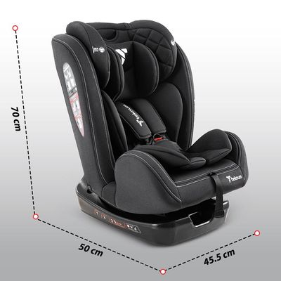 Teknum Evolve 2 Car Seat 0-12yrs - Black