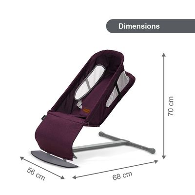 TEKNUM Baby Bouncer w/ Grab Toys - Purple