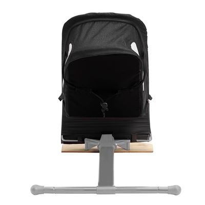 TEKNUM Baby Bouncer w/ Grab Toys - Wooden Black