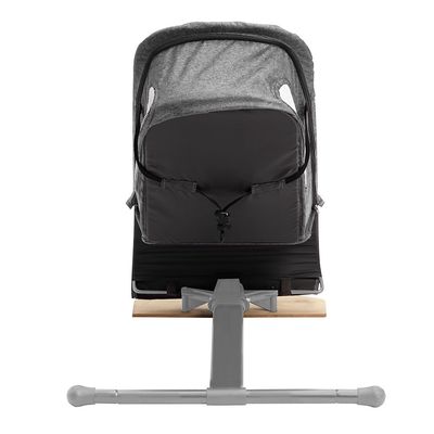 TEKNUM Baby Bouncer w/ Grab Toys - Wooden Dark Grey