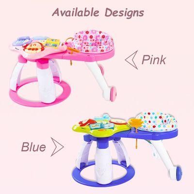 TEKNUM 3-in-1 Walker/ Activity Center- Pink