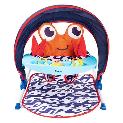 TEKNUM Baby Sit up support w/ Feeding Tray - Blue