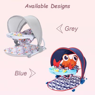 TEKNUM Baby Sit up support w/ Feeding Tray - Blue