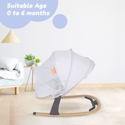 Teknum 3 - Stage Baby Bouncer / Recliner Seat w/ Mosquito net - Ivory