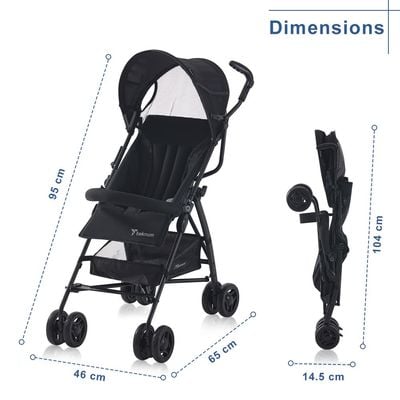 Teknum Eco Lite Stroller - Black