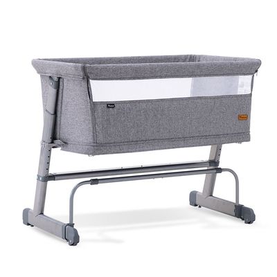 Teknum All In One, 0-4 Years Bedside Crib Cot & Sofa Expansion Pack - Grey