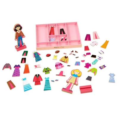 Melissa & Doug Abby & Emma Magnetic Dress Up