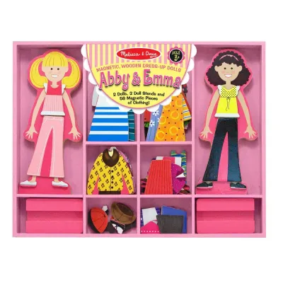 Melissa & Doug Abby & Emma Magnetic Dress Up