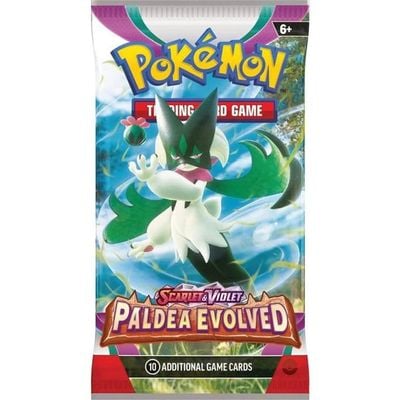 Pokemon Cards Scarlet & Violet 2 SV02 Paldea Evolved Boosters : Expansion Set - Trading Card Game - Collectible 