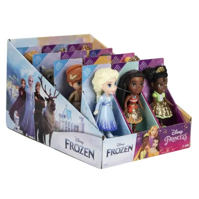 Disney Princess & Froz.Mini Todler 3 inch Assorted 1 Piece : Collectible - Toy - Kids - Fun - Fantasy