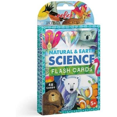 eeBoo Flash Cards Natural & Earth Science: Educational Flash Cards - Science Education Tools - Environmental - Educational Resources