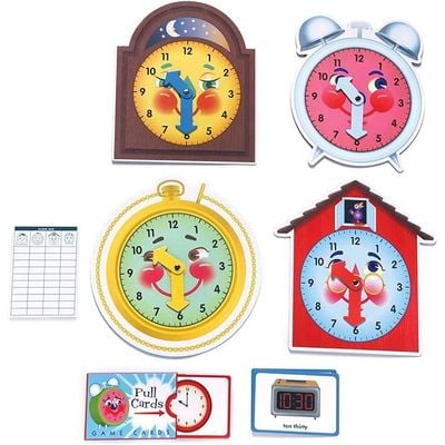 eeBoo Time Telling Game: Kids' Learning Game - Clock Learning Game - Time Concepts Game - Timekeeping Skills Game