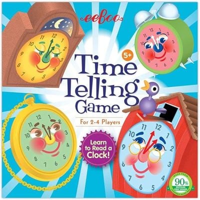 eeBoo Time Telling Game: Kids' Learning Game - Clock Learning Game - Time Concepts Game - Timekeeping Skills Game