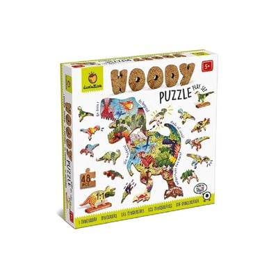 Ludattica Woody Puzzle Dinosaurs