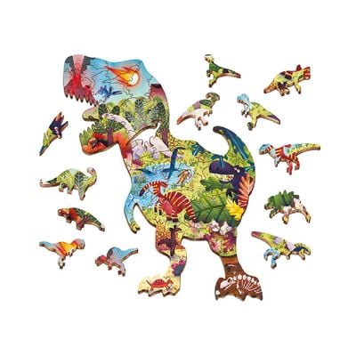 Ludattica Woody Puzzle Dinosaurs