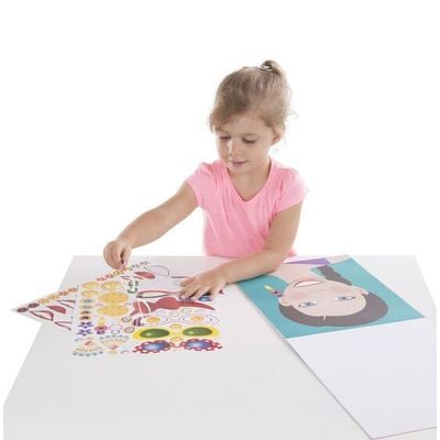 Melissa & Doug Make a Face Fashion Faces Sticker Pad