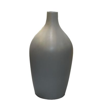 Blush Premium Fiber Narrow Neck Vase Grey Color Size 60cm*32cm