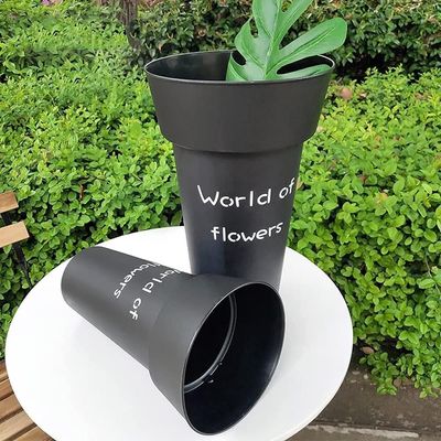 Plastic Planter Pot Black Color Size 35cm*20cm