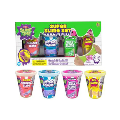 Toypro Slime time Superset Slime 4 Cans 400g