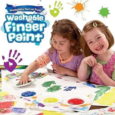 CRAYOLA-Washable Fingerpaint-3 Ct. 8-oz-Bright Colors