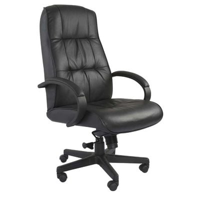 Mahmayi Atvor 708 Executive High Back Chair Black Leather