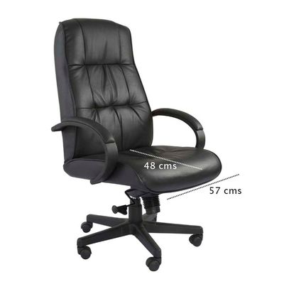 Mahmayi Atvor 708 Executive High Back Chair Black Leather