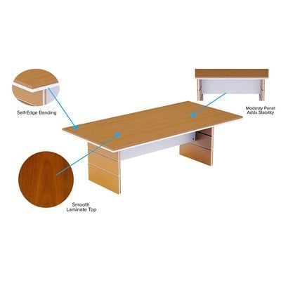 Mahmayi Zelda N31E-24 Conference Table Walnut