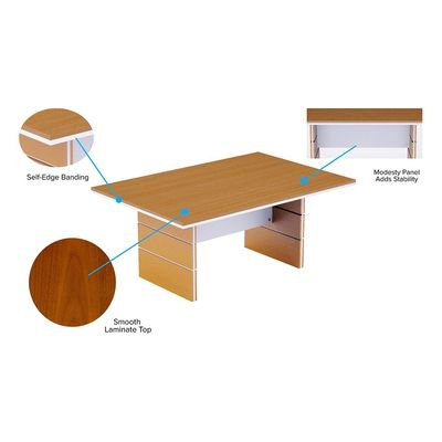 Mahmayi Zelda N31E-18 Conference Table Walnut