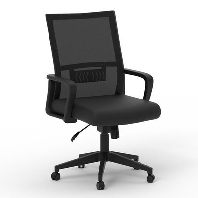 Mahmayi TJ HY-690 Medium Back Mesh Chair Black