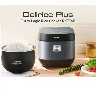 Tefal Delirice Plus Fuzzy Logic Rice Cooker 1.8L RK776B ,10 cups