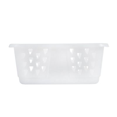 Keter Classic Laundry Basket White 50L - Durable Plastic Basket for Home and Commercial Use