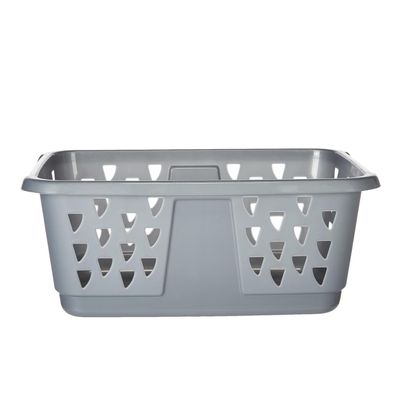 Keter Classic Laundry Basket Platinum 50L - Durable Plastic for Laundry and Cleaning Storage