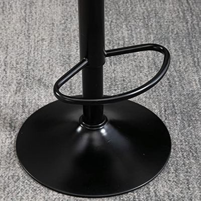 Maple Home Bar Chair Leather 360° Swivel Adjustable Height Backrest  Black Metal Legs Modern Kitchen Pub Restaurant Dining Furniture   Maple Home Bar Chair Leather 360° Swivel Adjustable Height Backrest  Black Metal Legs Modern Kitchen Pub Restaurant Dining Furniture