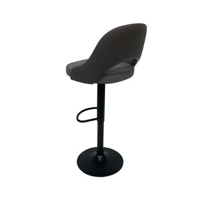 Maple Home Bar Chair Leather 360° Swivel Adjustable Height Backrest Black Metal Legs Modern Kitchen Bar Restaurant Dining Furniture Maple Home Bar Chair Leather 360° Swivel Adjustable Height Backrest Black Metal Legs Modern Kitchen Bar Restaurant Dining Furniture