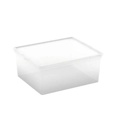 Keter C-Box M Transparent Plastic Container for Clear Visibility and Easy Organization