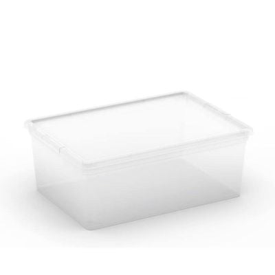 Keter C-Box L Transparent Plastic Container for Efficient Storage and Easy Visibility