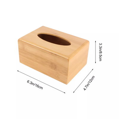 Honey Bee Bamboo Tissue Holder 23 x 12 x 8.5 cm, Eco-Friendly Elegance