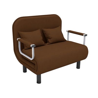 2-Seater Convertible Sofa Bed (Coffee)